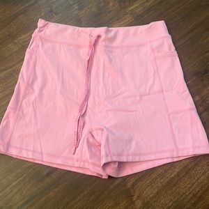 Pink bike shorts